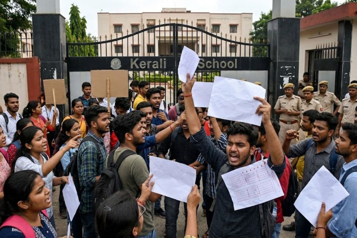 रांची में JET अभ्यर्थियों का हंगामा: प्रश्नपत्र कम पड़ा तो परीक्षा केंद्र बना अखाड़ा, 1 घंटे देरी से शुरू हुई परीक्षा