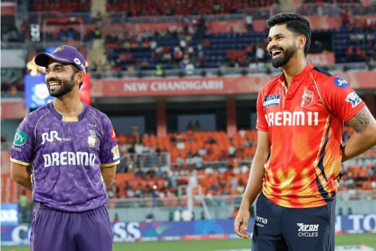KKR vs PBKS: कोलकाता ने टॉस जीतकर चुनी बल्लेबाजी, प्लेइंग 11 में हुए 2 बदलाव