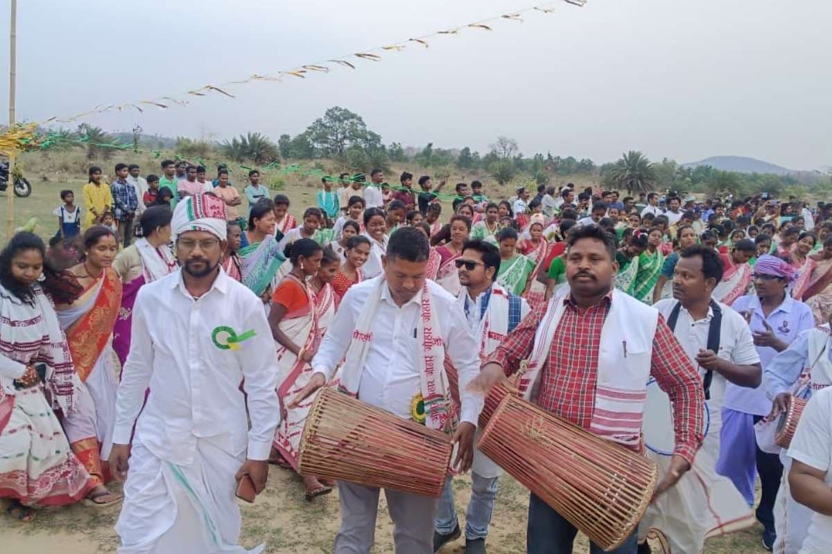 खरसावां में ब्ह जुमुर सह ब्ह मिलन समारोह में झलकी 'हो' समुदाय की सांस्कृतिक एकता