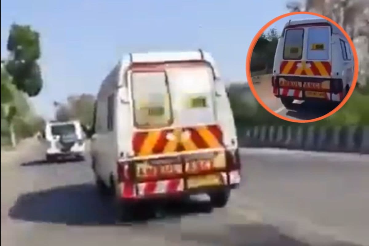 एम्बुलेंस को बना दी सवारी गाड़ी, छात्रा को लेकर घूम रहा था ड्राइवर