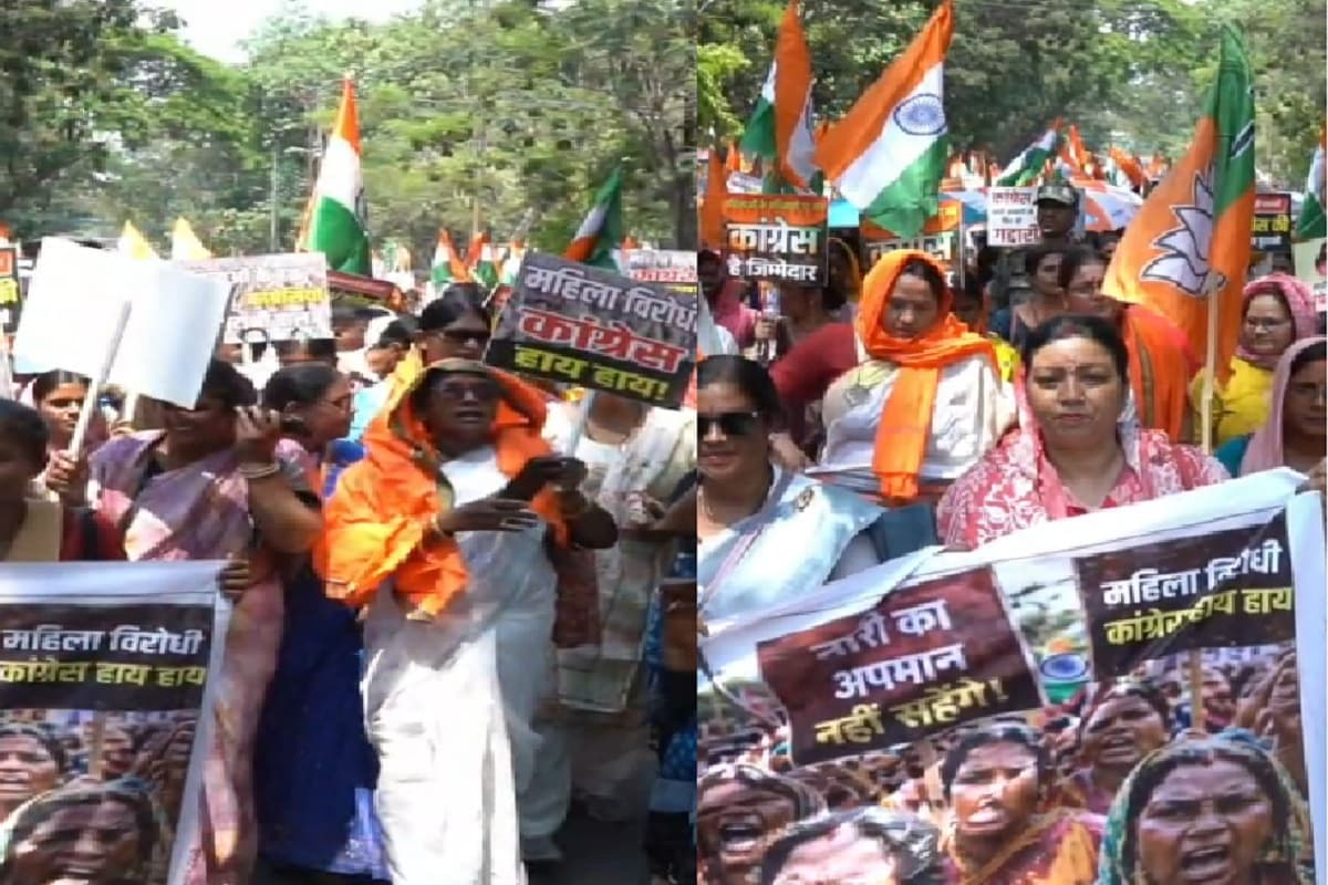 रांची में महिला आक्रोश मार्च, इंडी गठबंधन के खिलाफ नारी शक्ति ने भरी हुंकार, देखें वीडियो