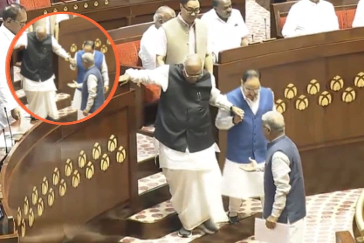 Viral Video: राज्यसभा में दिखा खास पल, जेपी नड्डा ने खरगे की यूं की मदद