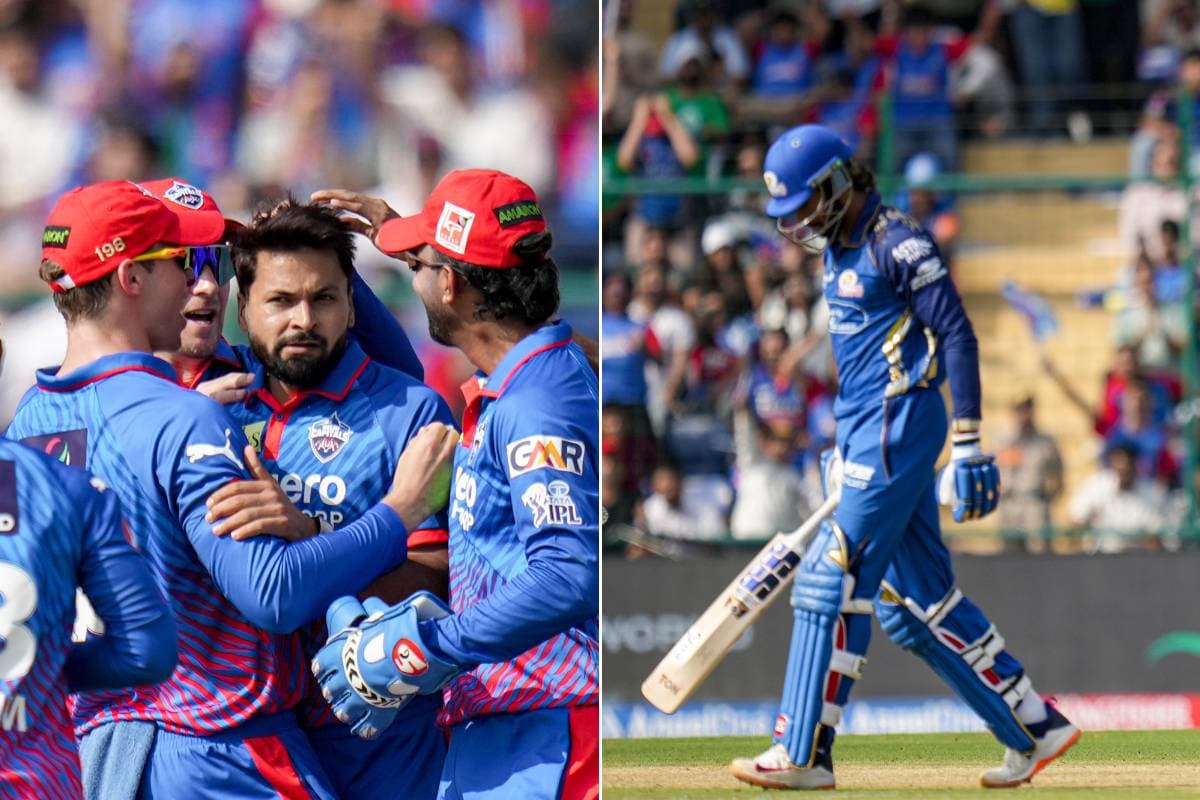 DC vs MI: मुकेश कुमार की घातक गेंदबाजी, तिलक वर्मा को फंसाकर पलटा मैच