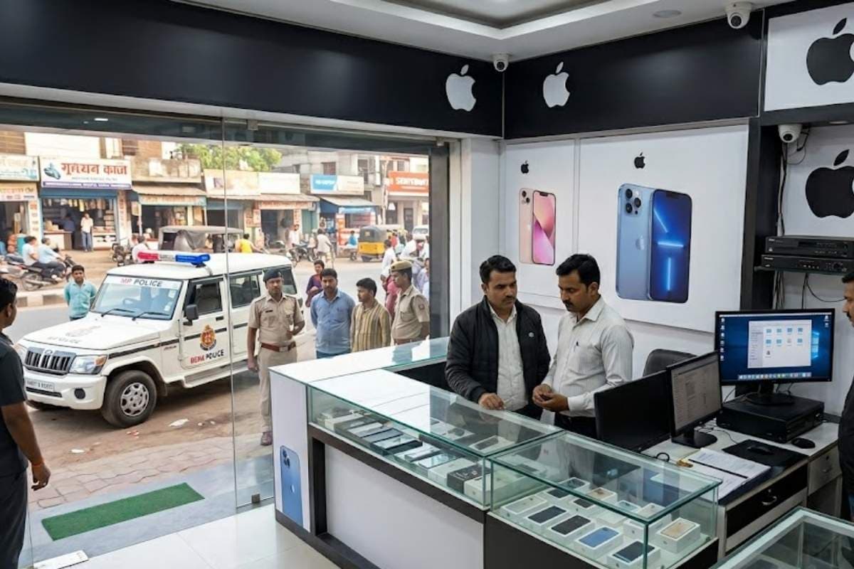 एमपी बैंक डकैती का गढ़वा कनेक्शन, लूट के बाद अपराधियों ने खरीदा आईफोन