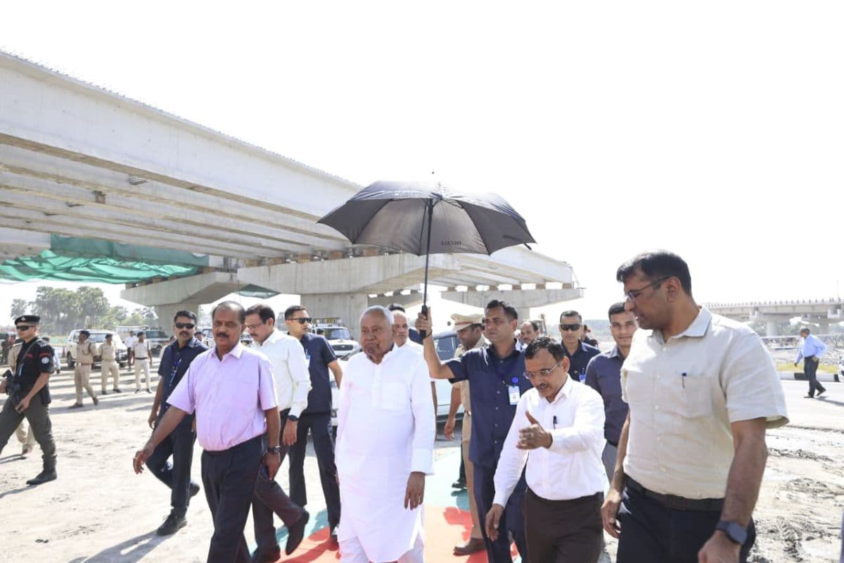 नीतीश कुमार ने किया एक्सप्रेस-वे निरीक्षण, पटना से बेतिया सिर्फ तीन घंटे में पहुंचेंगे लोग