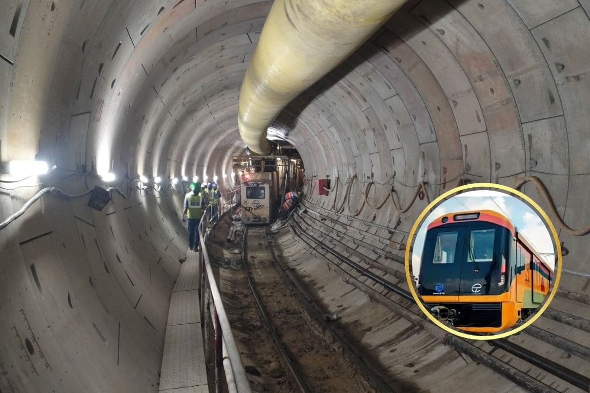 राजेंद्र नगर टर्मिनल के नीचे इंजीनियरिंग का कमाल, रेलवे पटरियों के नीचे बिना रुके चल रही विशाल TBM मशीनें