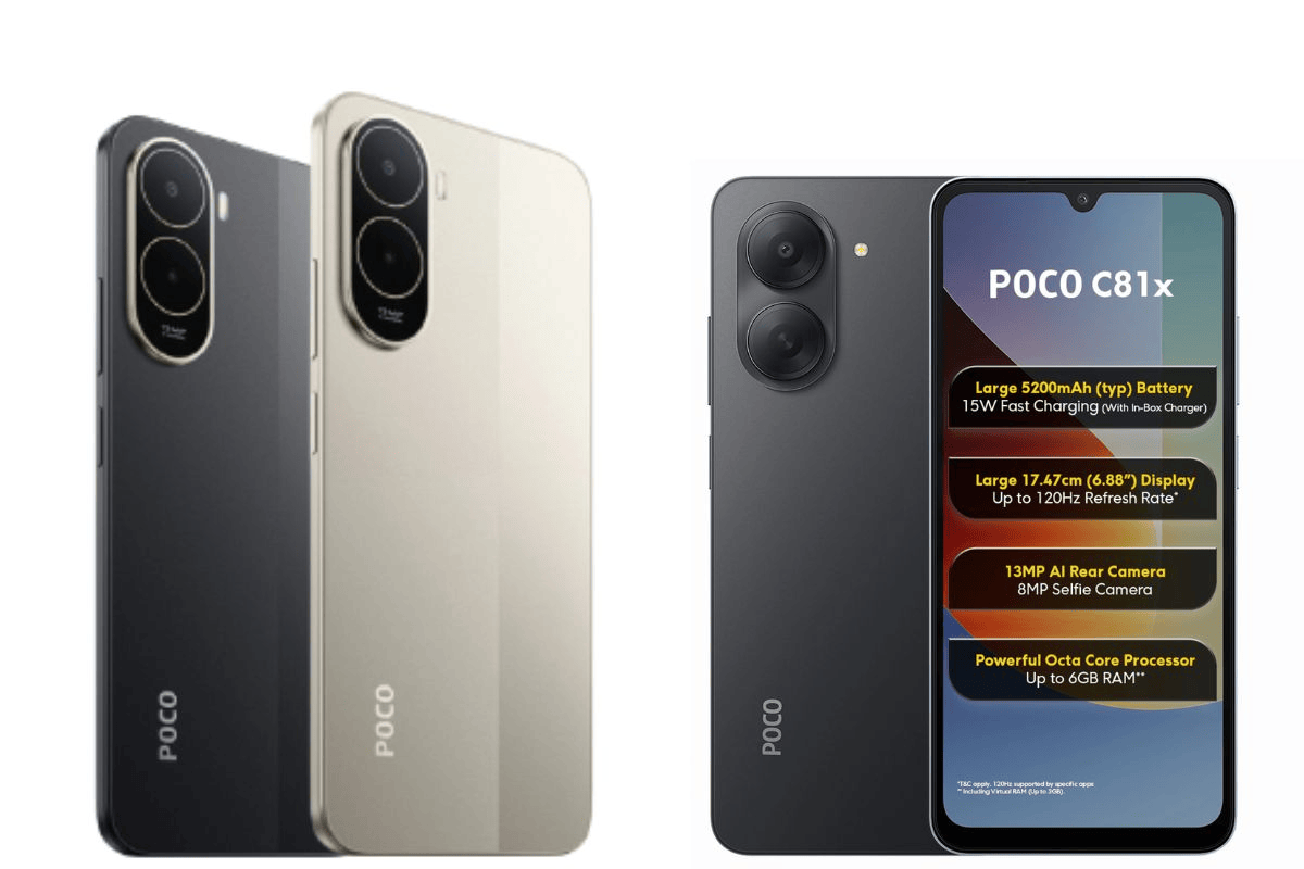 ₹11000 से कम कीमत वाले Poco C81 और C81x की सेल शुरू, जानिए दोनों में क्या है खास