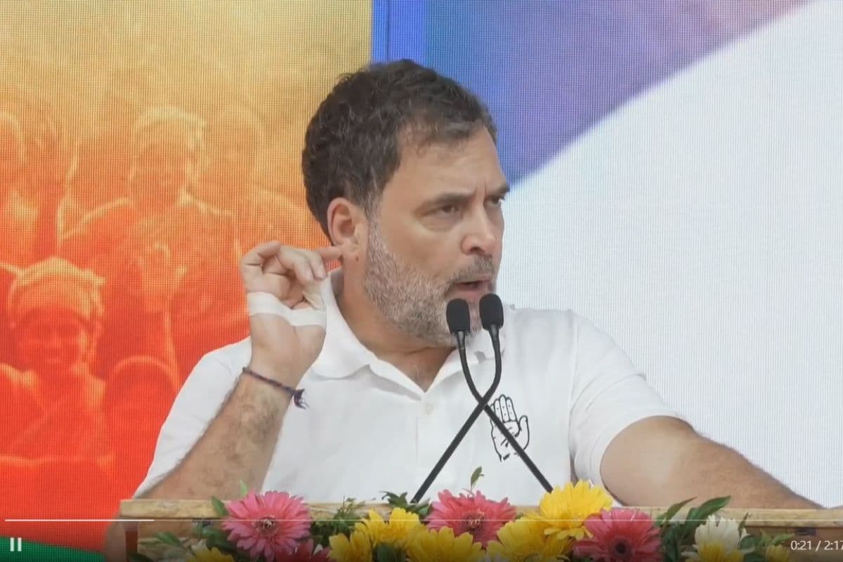 चुनावी रैली में बोले राहुल गांधी-राज्यों के खिलाफ साजिश कर रही थी सरकार, हमने नाकाम कर दिया