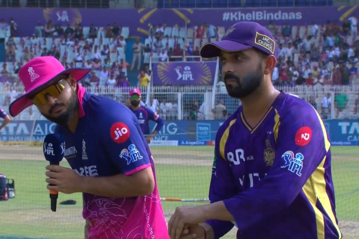 KKR vs RR: राजस्थान ने जीता टॉस, पहले बल्लेबाजी का फैसला, देखें प्लेइंग XI