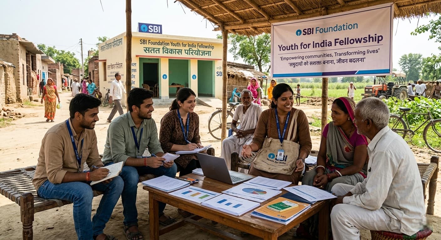 SBI Youth for India Fellowship 2026 : ग्रामीण भारत की तस्वीर बदलने का मौका देगी एसबीआई यूथ फॉर इंडिया फेलोशिप