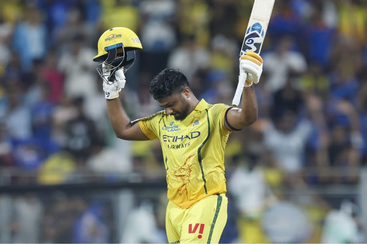 MI vs CSK: वानखेड़े में 'मुंबई चा राजा' बनें संजू सैमसन, MI के खिलाफ जड़ा शतक
