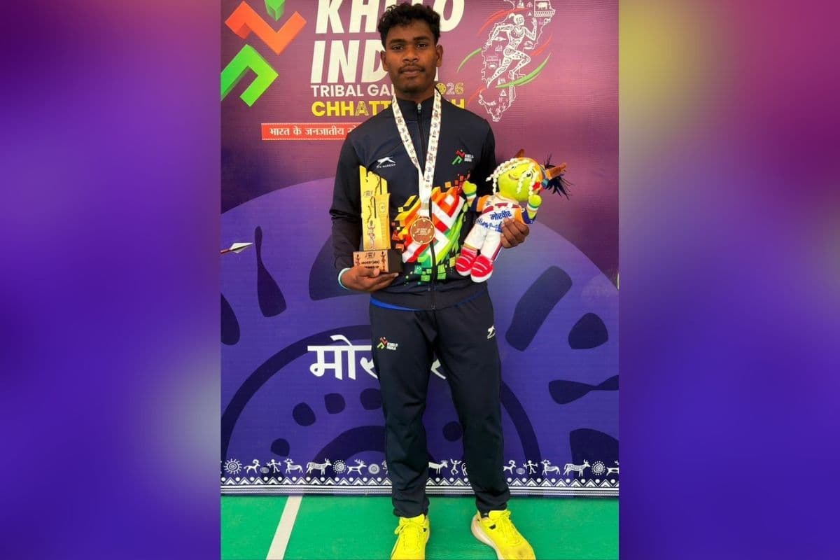 खेलो इंडिया ट्राइबल नेशनल गेम्स में खरसावां के लौकन बोदरा ने जीता गोल्ड मेडल 