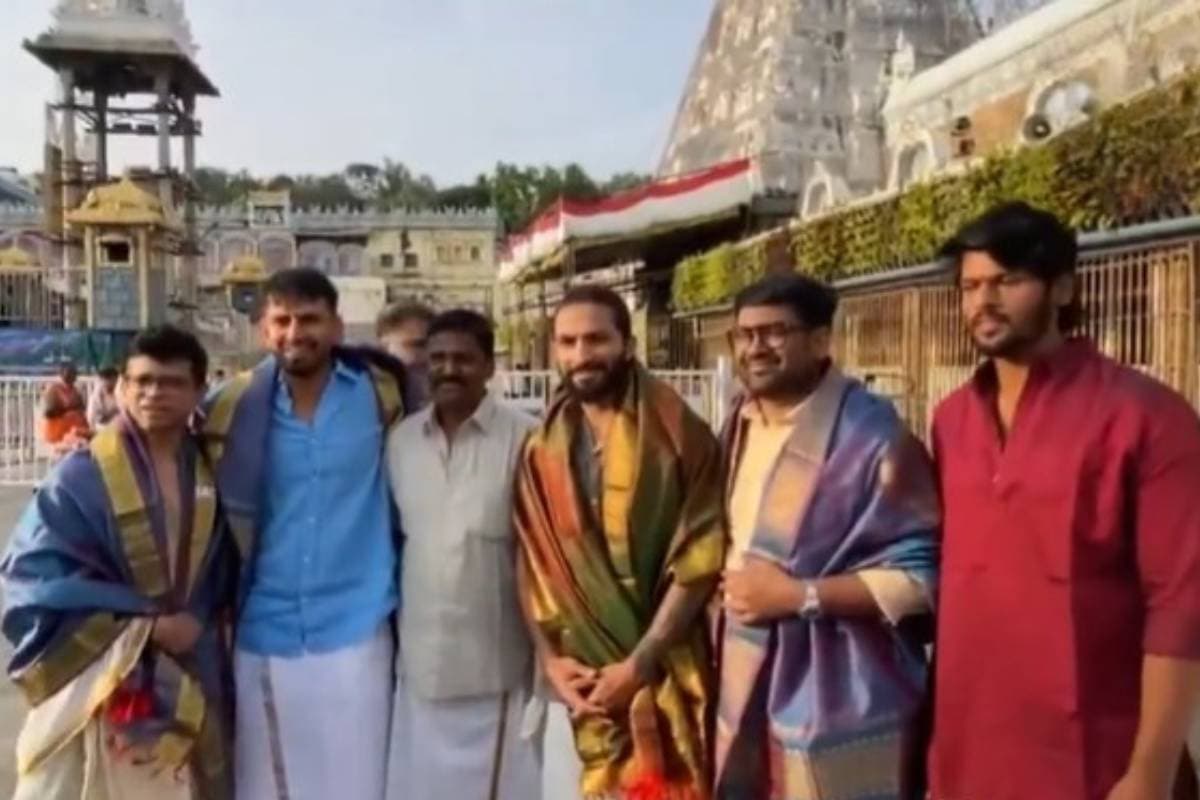 IPL 2026 RCB Players at Tirumala Temple IPL 2026 RCB Players at Tirumala Temple
