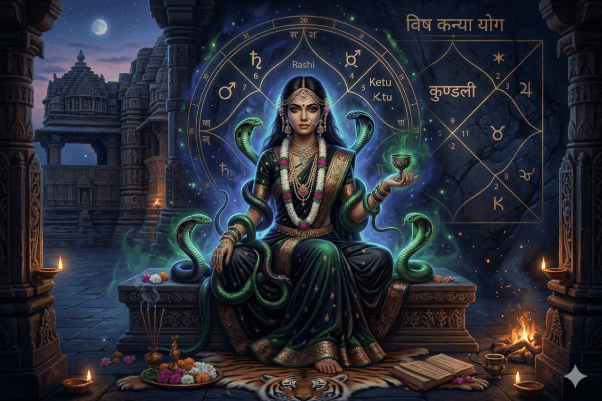 कुंडली में विषकन्या योग: क्या आपकी जिंदगी में छिपा है विनाश का संकेत? जानिए खतरनाक राज