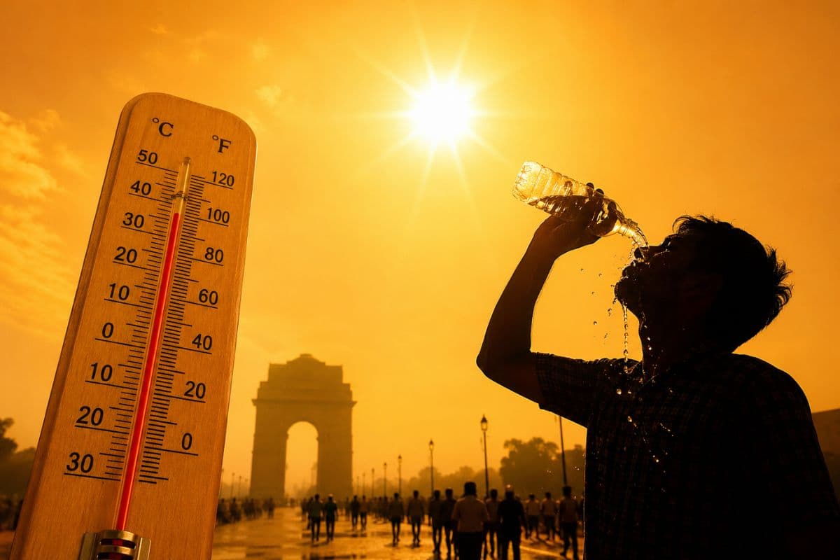 भारत में गर्मी ने बनाया रिकॉर्ड, झुलसा रही धूप, अप्रैल में ही पारा 46 डिग्री पार