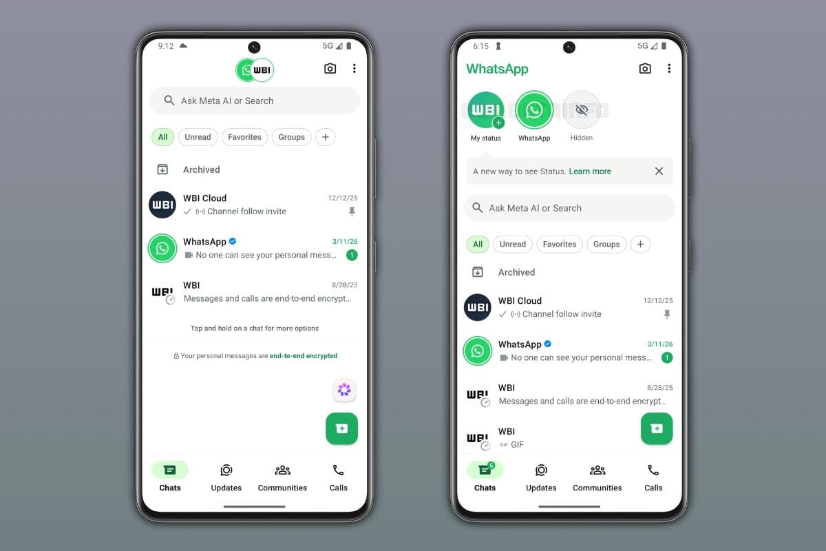 WhatsApp Status देखने के लिए नहीं जाना होगा Updates Tab में, Chats खोलते ही मिलेंगे सभी अपडेट
