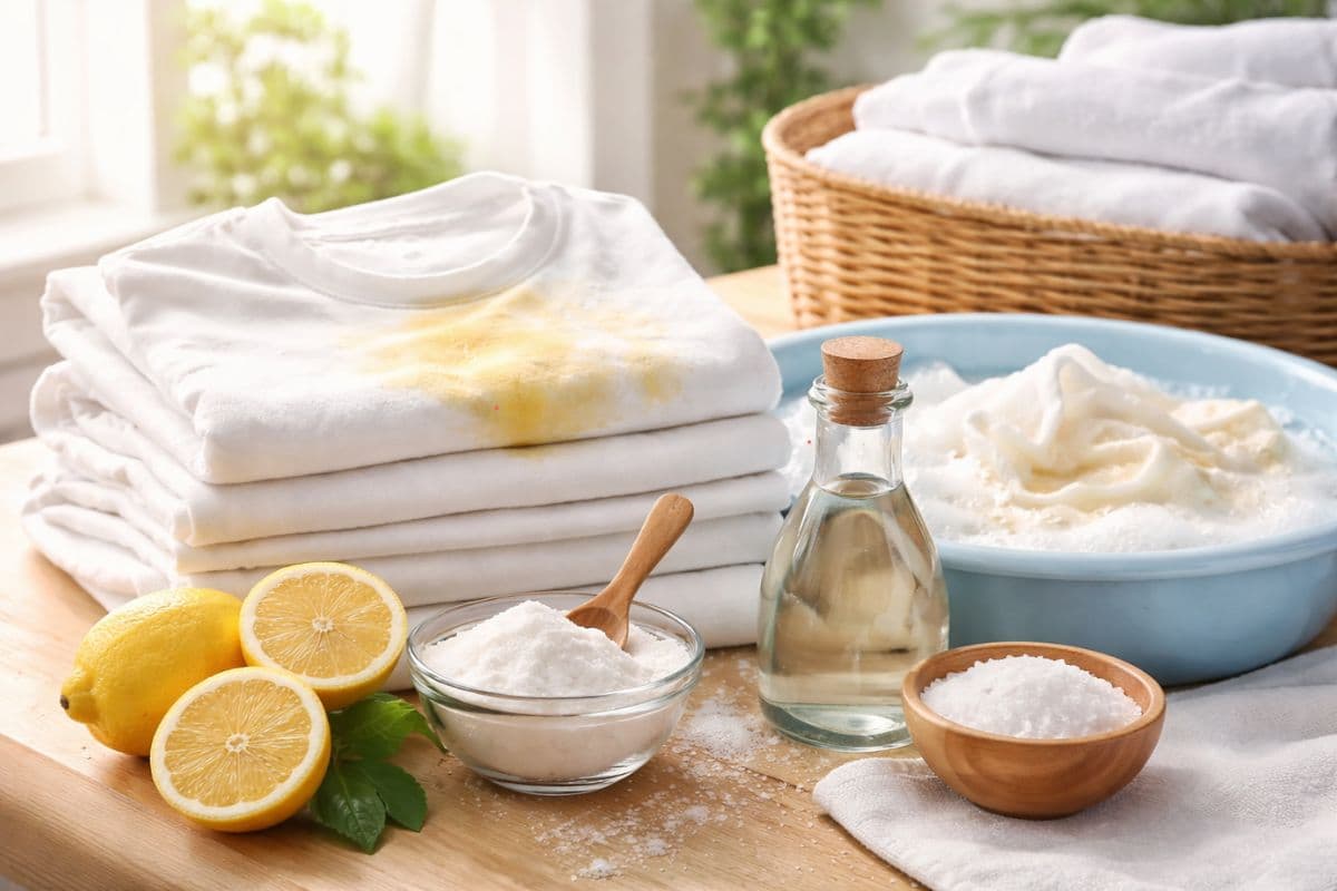 न ब्लीच, न उजाला इन आसान ट्रिक से हटाएं सफेद कपड़े से जिद्दी पीलापन 