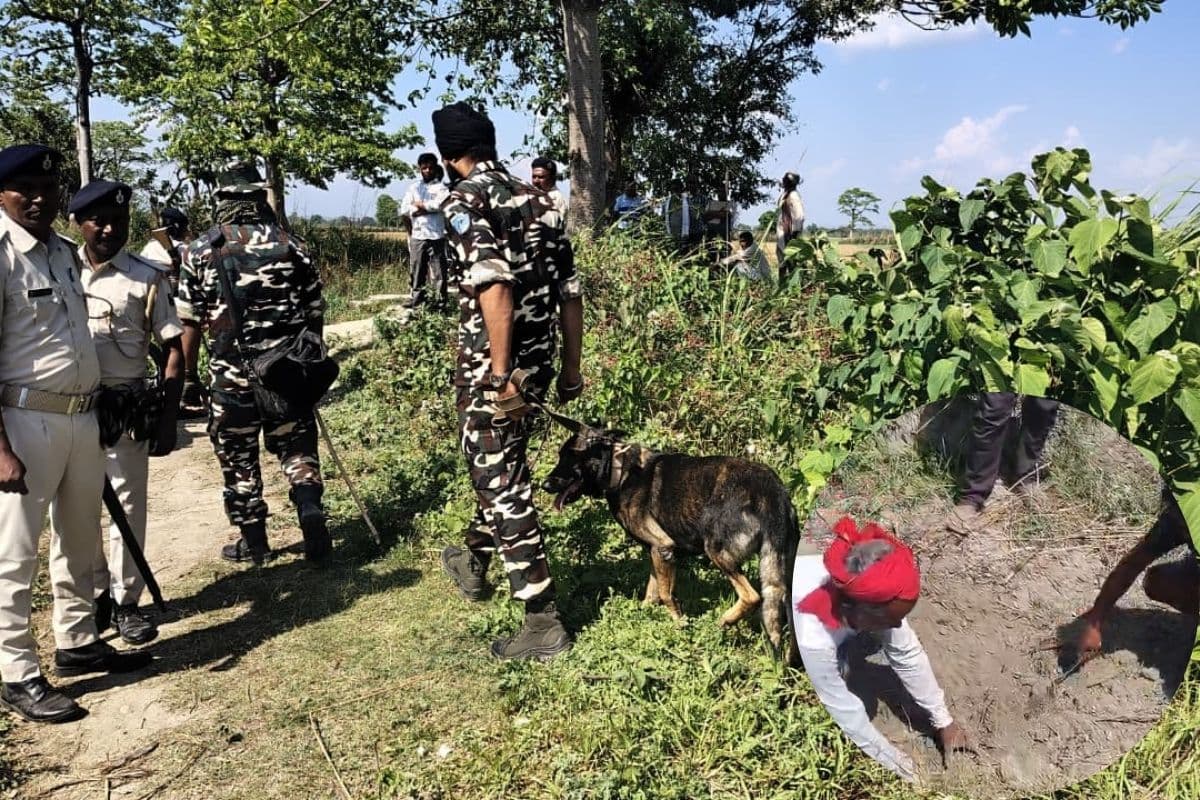 बिहार में खौफनाक मर्डर, अधेड़ का शव दो टुकड़ं में काटकर अलग-अलग जगह दफनाया