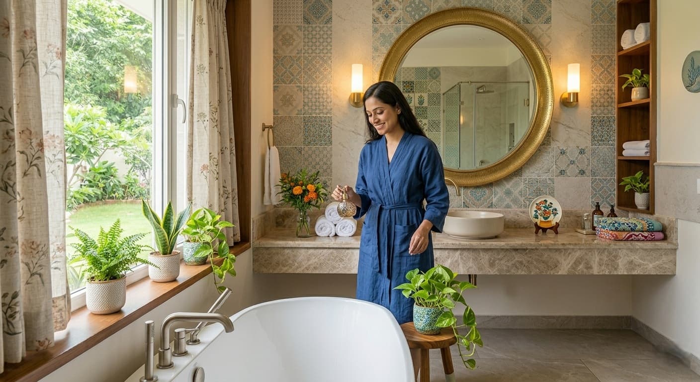Life and Style : बाथरूम को दें रॉयल टच, लग्जरी और सुकून के लिए अपनाएं ये इंटीरियर टिप्स