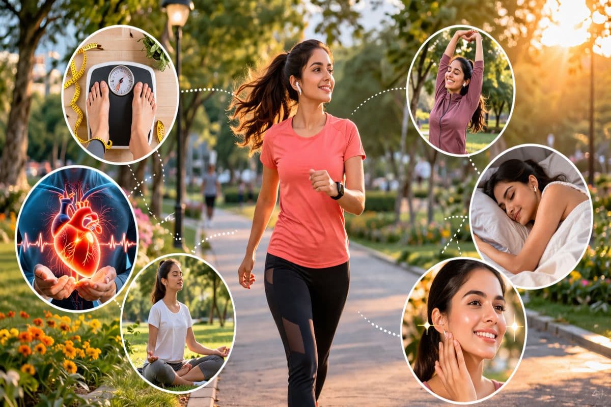 सिर्फ 1 महीने में बदल जाएगा आपका शरीर, रोज 20 मिनट वॉक करें और देखें ये 5 कमाल के बदलाव