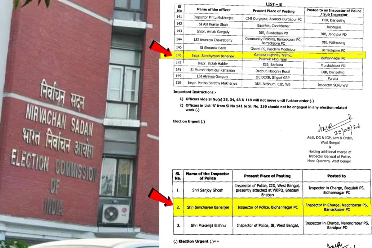 बंगाल चुनाव: जिसे रखा था चुनाव से दूर, उसे ही बना दिया थाना प्रभारी, अपने ही जाल में उलझा चुनाव आयोग