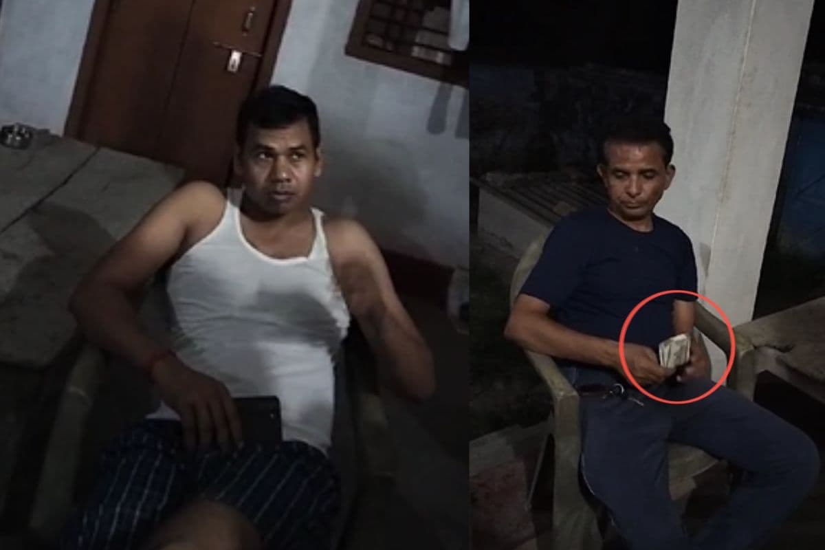 Additional SHO taking bribe Video viral