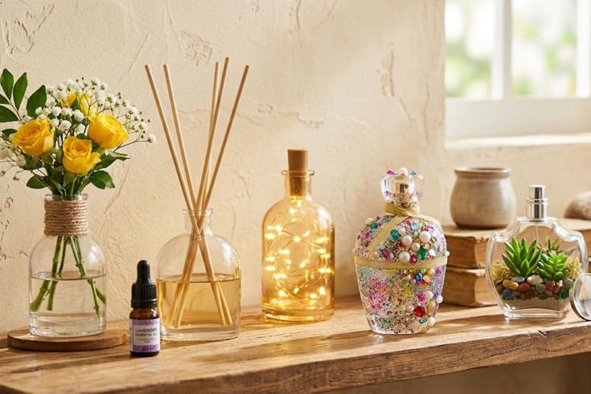 खाली परफ्यूम बोतलों का कमाल, घर सजाने के लिए अपनाएं  5 क्रिएटिव तरीके
