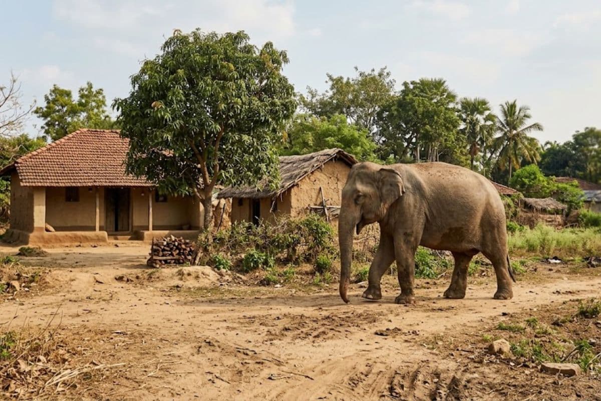 सरायकेला में जंगली हाथी ने एक व्यक्ति को कुचलकर मार डाला, गांव में मातम