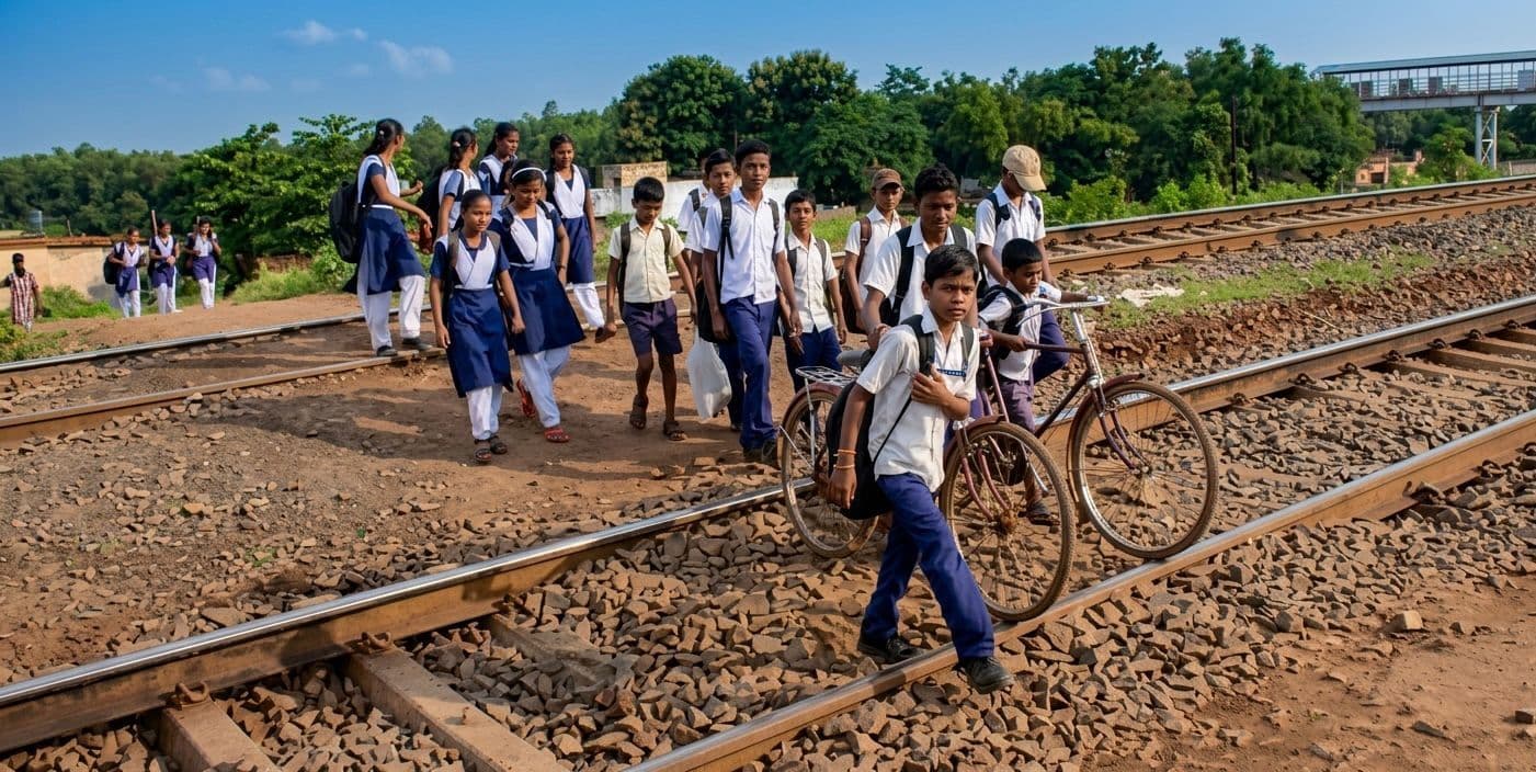 Chaibasa News : भागलपुर-बलिता गांव: जान जोखिम में डाल पार कर रहे पटरी, एंबुलेंस को भी रास्ता नहीं