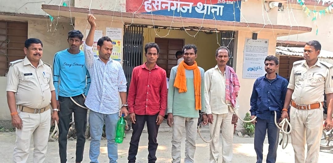 पुलिस ने आधा दर्जन शराबियों को किया गिरफ्तार