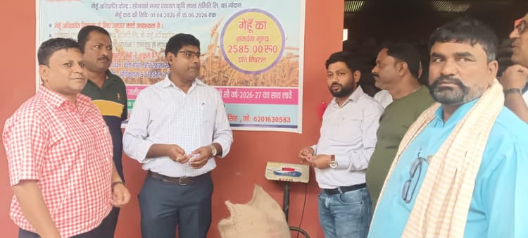 किसानों से गेहूं अधिप्राप्ति की प्रक्रिया प्रारंभ