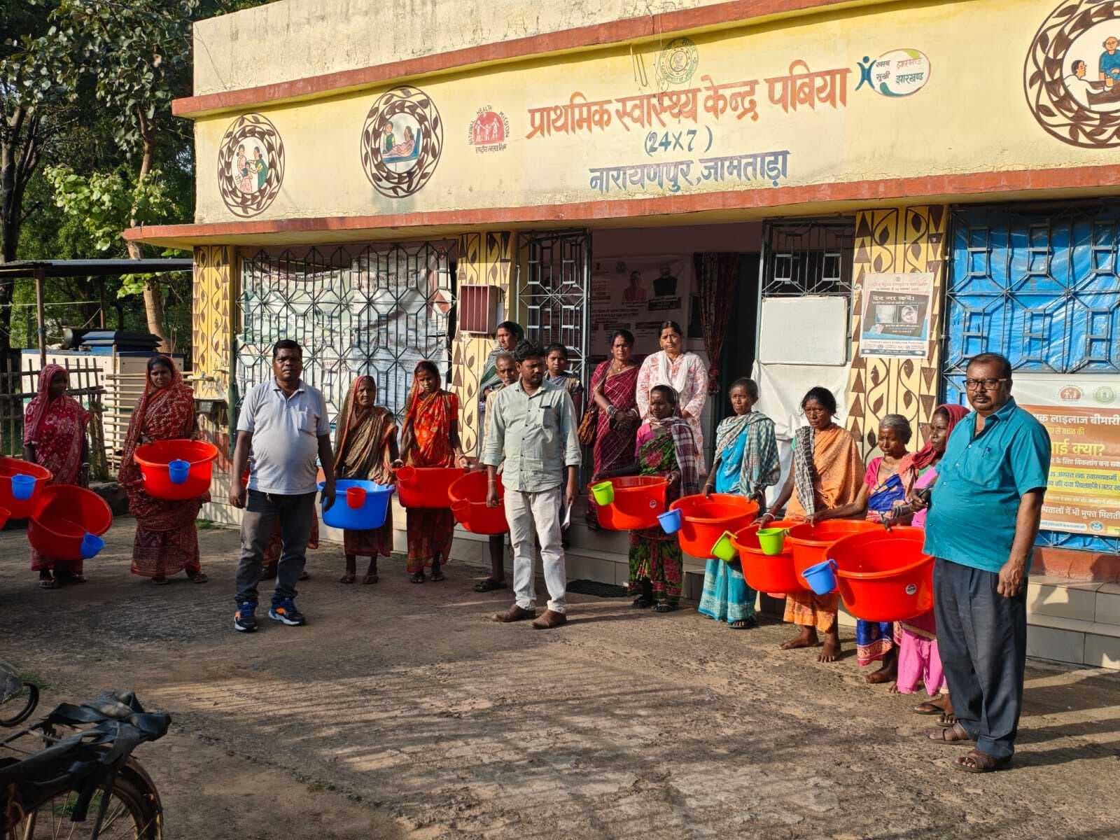 पीएससी में 26 एमएमडीपी फाइलेरिया किट का वितरण