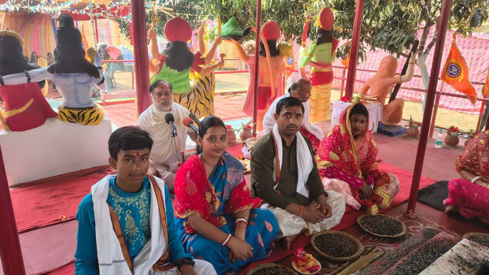 पूर्णाहुति के साथ लक्ष्मी नारायण महायज्ञ का समापन