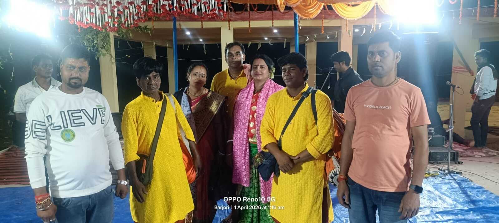 राधा-कृष्ण की लीलाओं का वर्णन सुनकर भावविभोर हुए श्रद्धालु