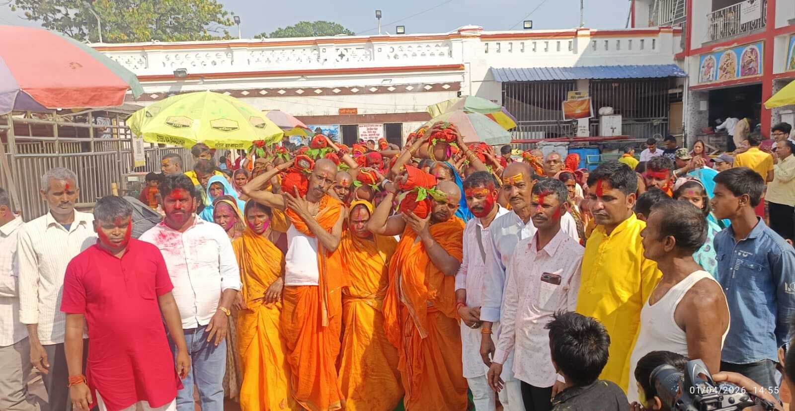 बासुकीनाथ धाम में रामधुन अखंड संकीर्तन का हुआ समापन