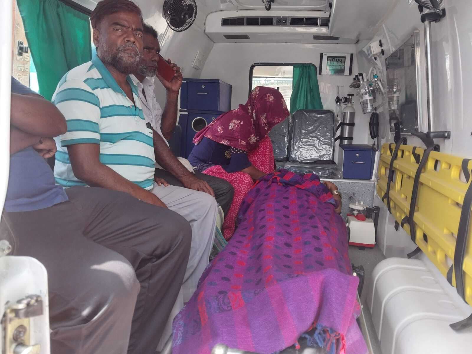 जमीन विवाद में बुजुर्ग महिला पर हमला, हालत गंभीर, सदर अस्पताल रेफर