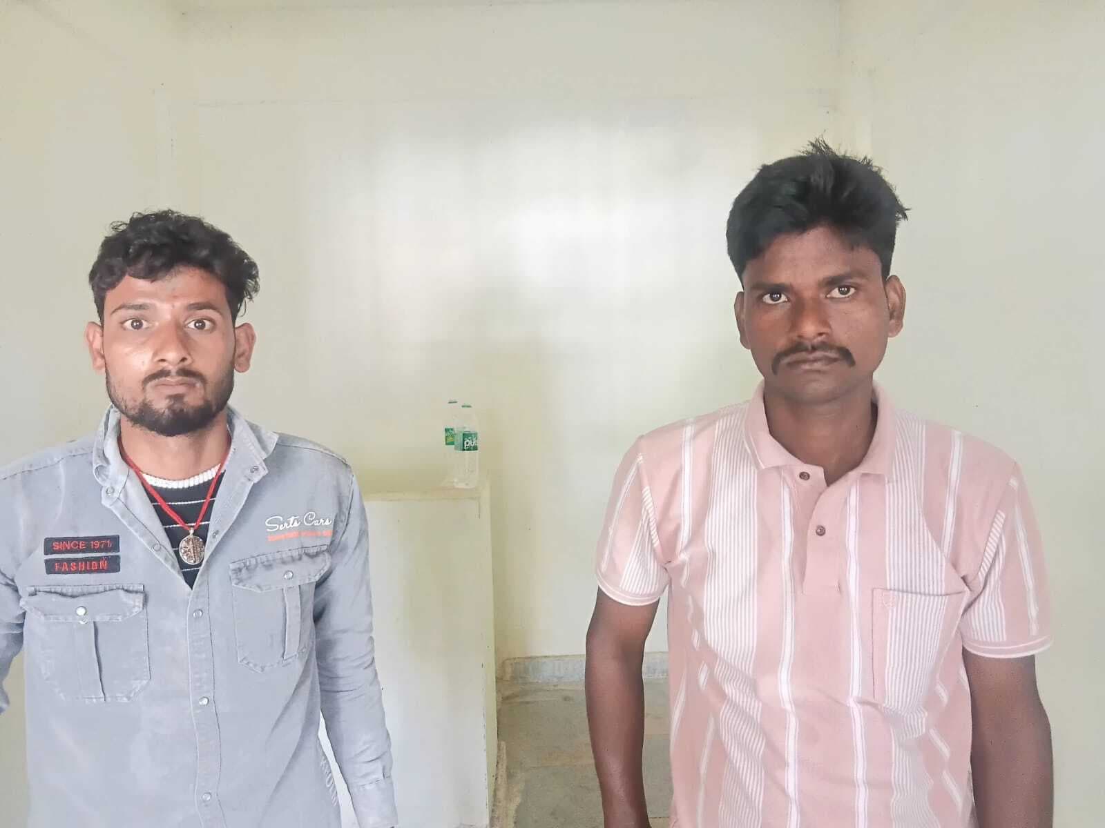 270 लीटर शराब के साथ दो तस्कर गिरफ्तार