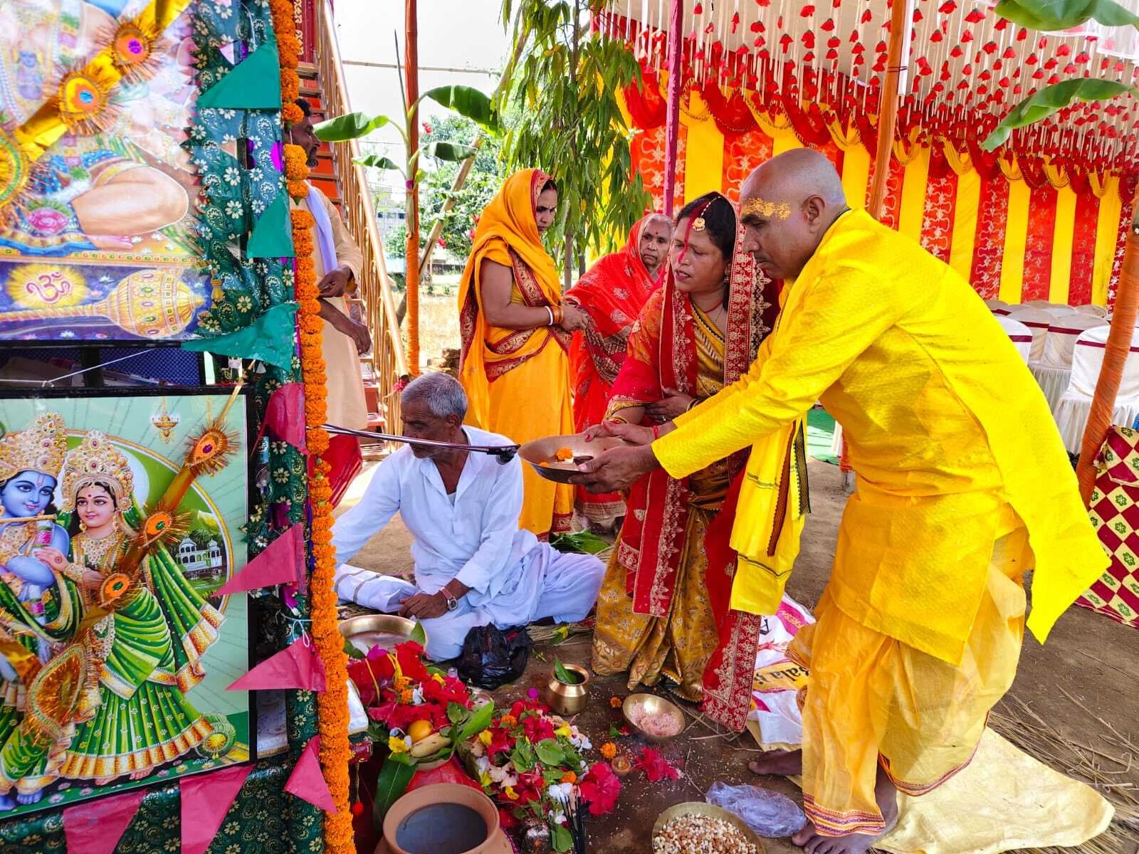 24 घंटे का अखंड संकीर्तन शुरू