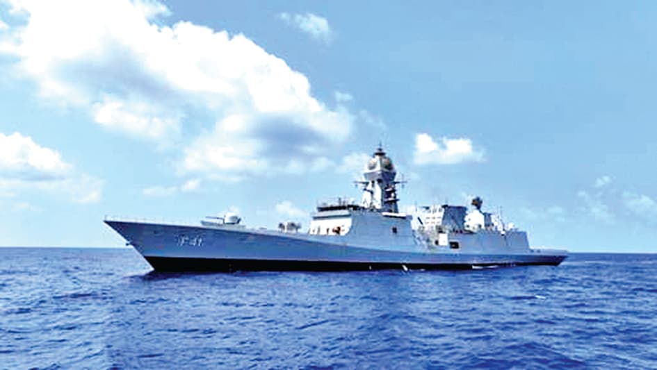 आइएनएस तारागिरी के निर्माण में सेल की महती भूमिका