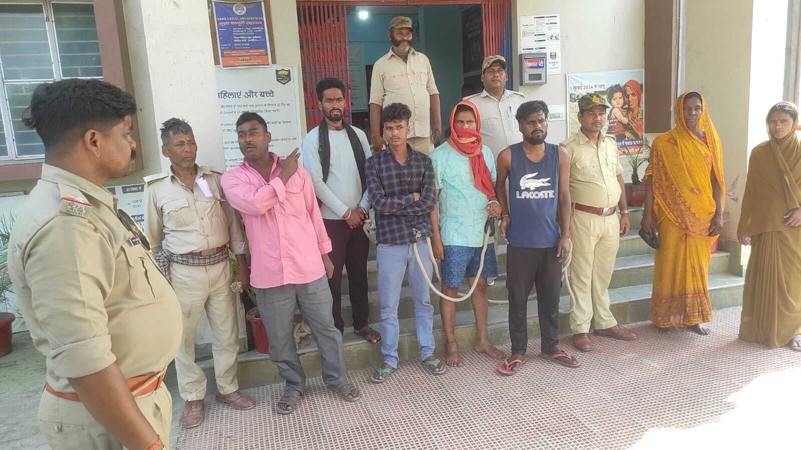 अलग-अलग मामलों में महिला समेत छह आरोपित गिरफ्तार, भेजे गए जेल