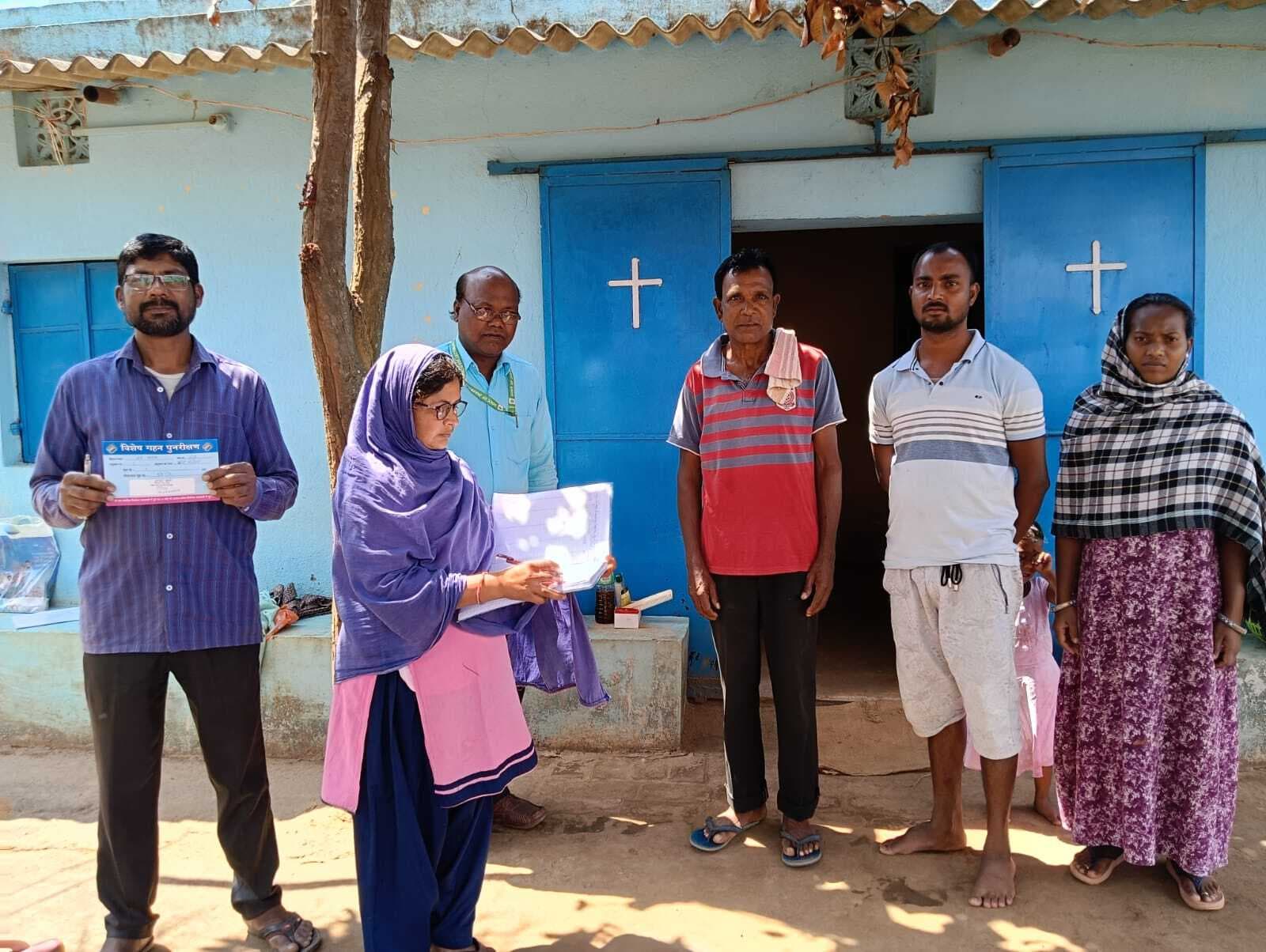 ख्रीस्त कॉलोनी से खटंगा मोड़ तक विशेष गहन पुनरीक्षण अभियान शुरू