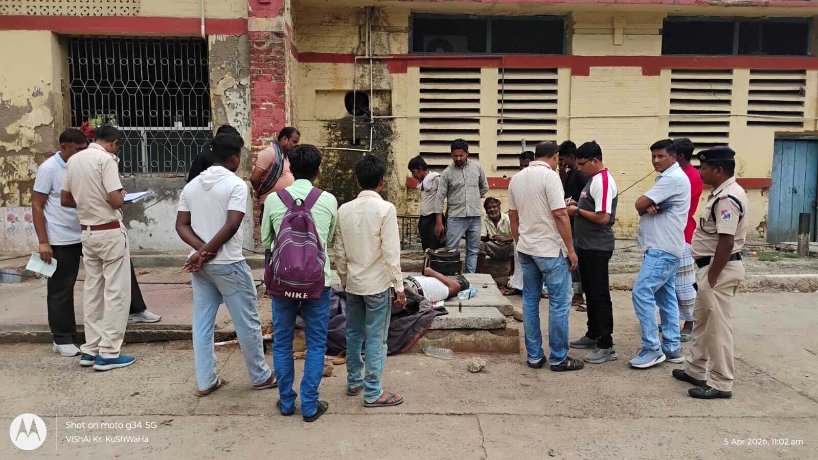 बरहरवा रेलवे स्टेशन से अधेड़ व्यक्ति का शव बरामद