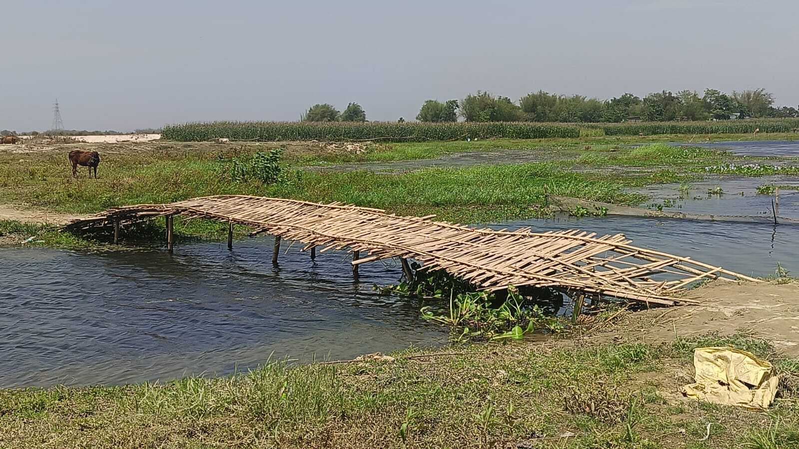 आजादी के बाद भी टापू बना चिल्हनियां गांव, विकास से महरूम