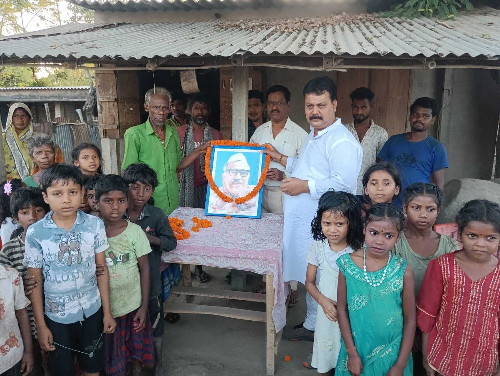 दलित बस्ती में जगजीवन बाबू की 119वीं जयंती आयोजित