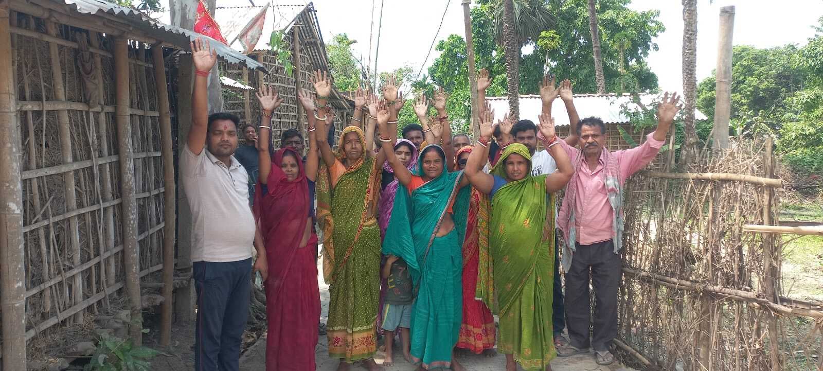 कीचड़ वाले रास्ता का कराया पक्की, ग्रामीणों में हर्ष