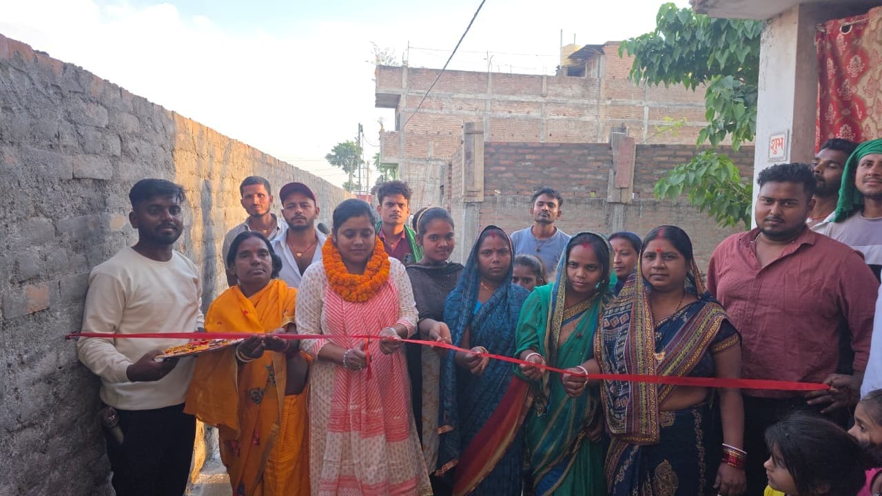 नगर सभापति ने रामचंद्रा में 40 लाख रुपये की लागत से निर्मित दो सड़क का किया उद्घाटन