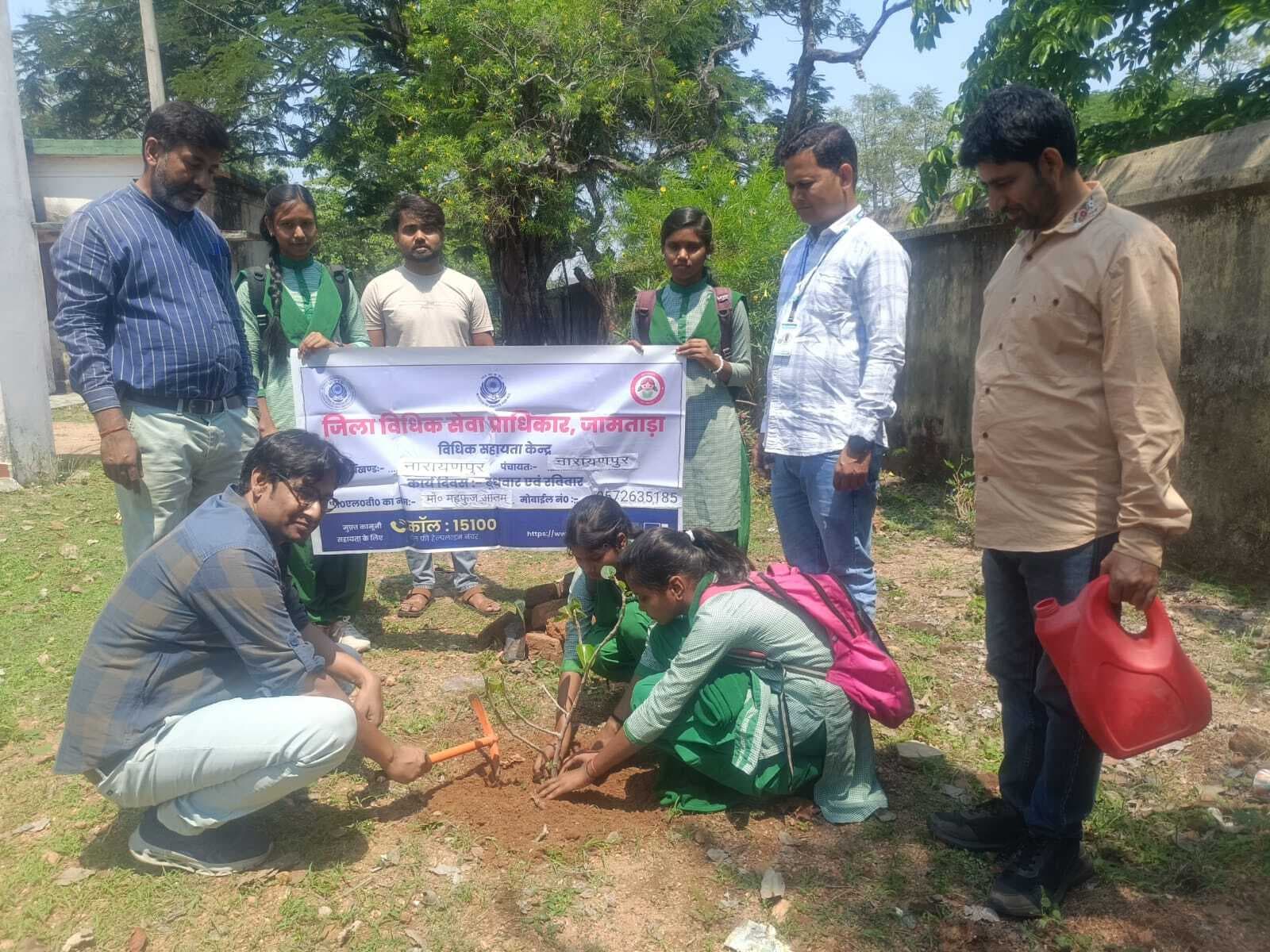 विश्व स्वास्थ्य दिवस पर  किया गया पौधरोपण