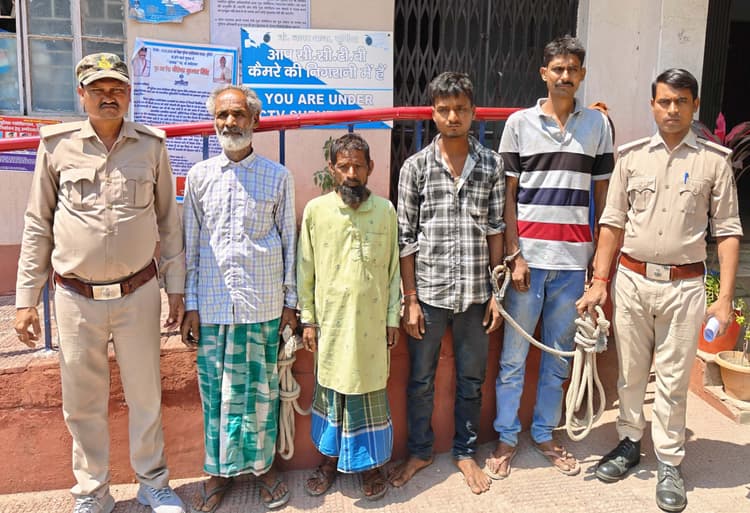 अलग-अगल मामलों में चार आरोपित गिरफ्तार