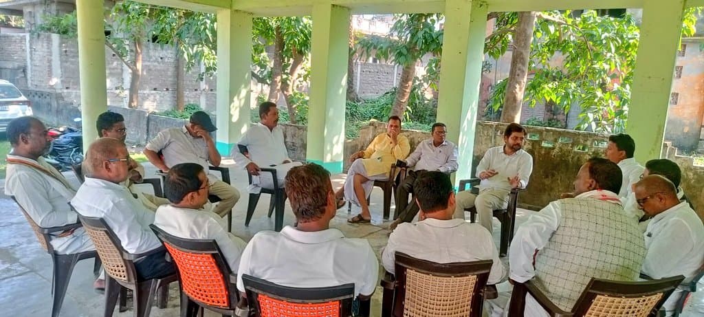 कांग्रेस का एकल संवाद कार्यक्रम आयोजित, संगठन सशक्तिकरण पर हुई चर्चा