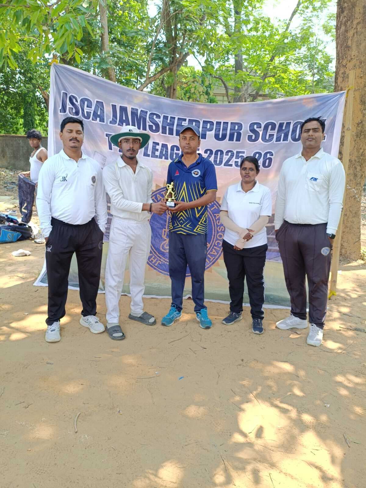 Jsca school league : भारत सेवाश्रम व शिक्षा निकेतन की टीमें जीती